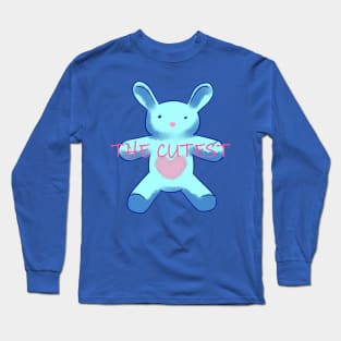 The cutest bunny blue and pink Long Sleeve T-Shirt